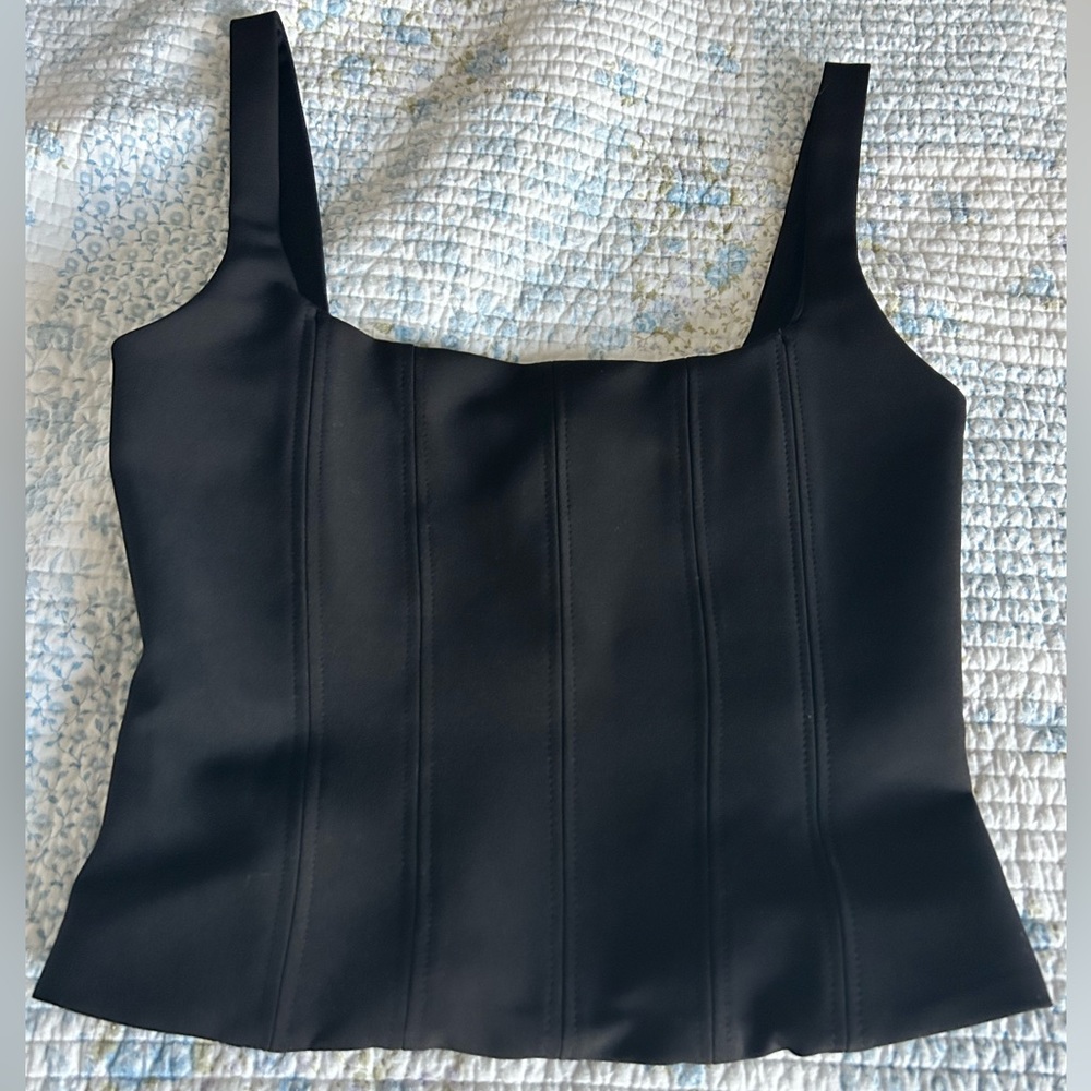 Black corset top